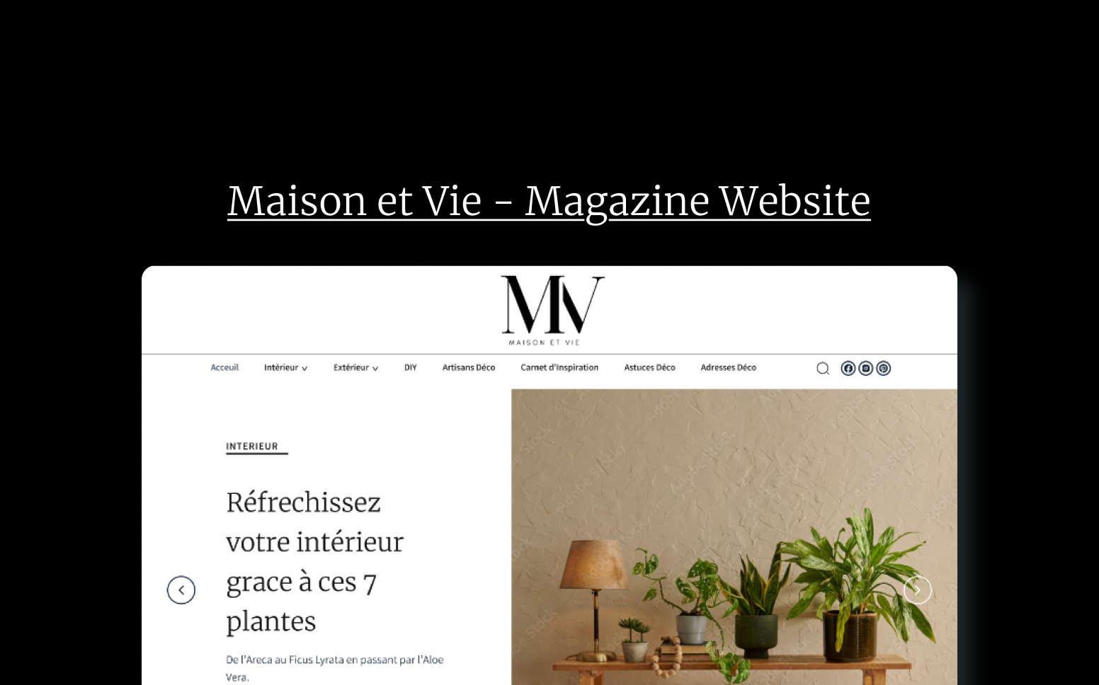 Maison et vie